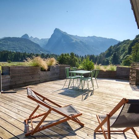 Duplex 2 Chambres Avec Grande Terrasse, Animaux Acceptes, A Samoens - Fr-1-642-77 ภายนอก รูปภาพ