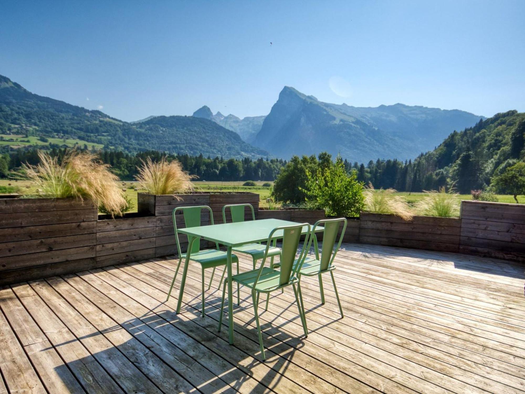 Duplex 2 Chambres Avec Grande Terrasse, Animaux Acceptes, A Samoens - Fr-1-642-77 ภายนอก รูปภาพ