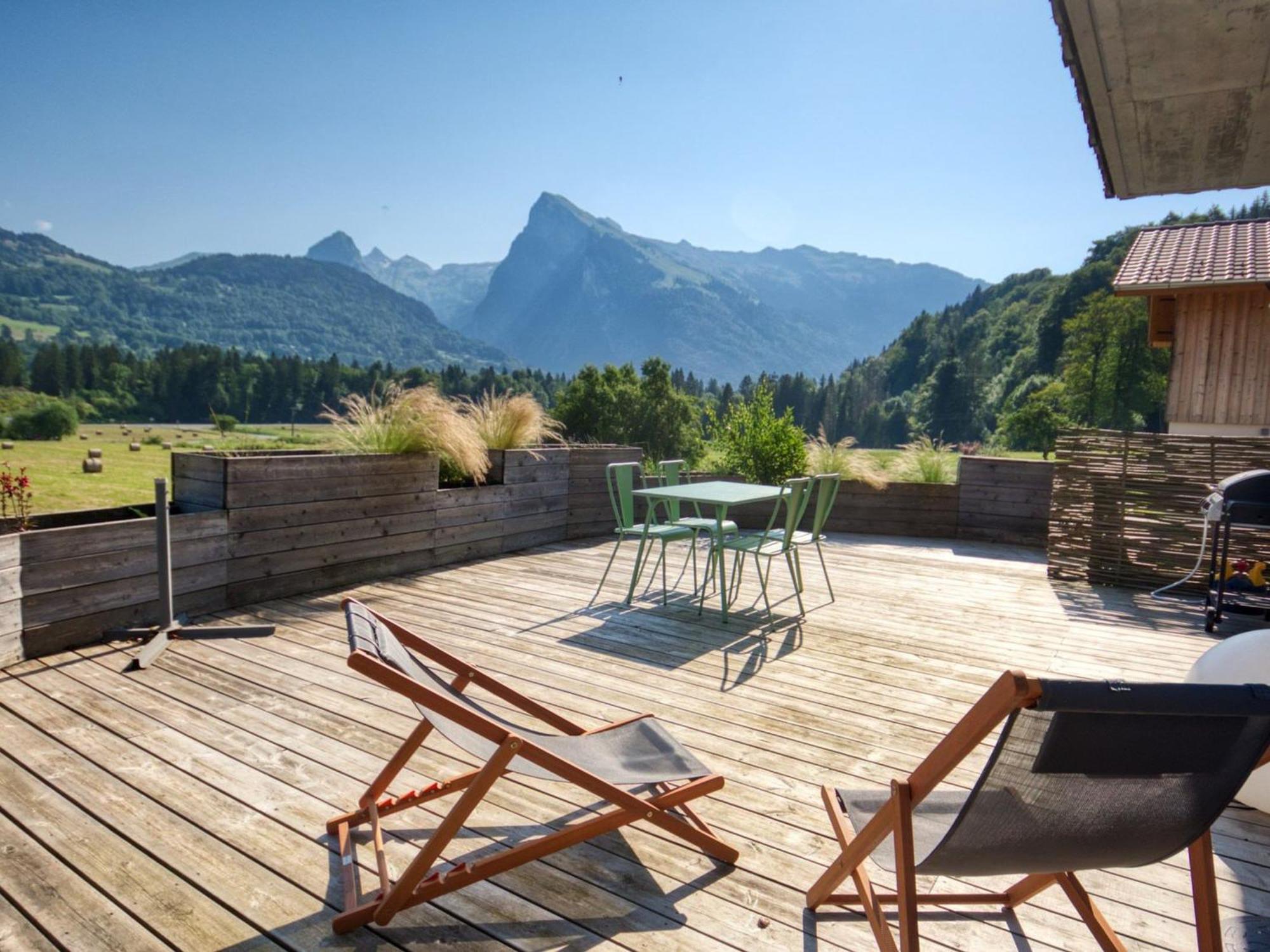 Duplex 2 Chambres Avec Grande Terrasse, Animaux Acceptes, A Samoens - Fr-1-642-77 ภายนอก รูปภาพ